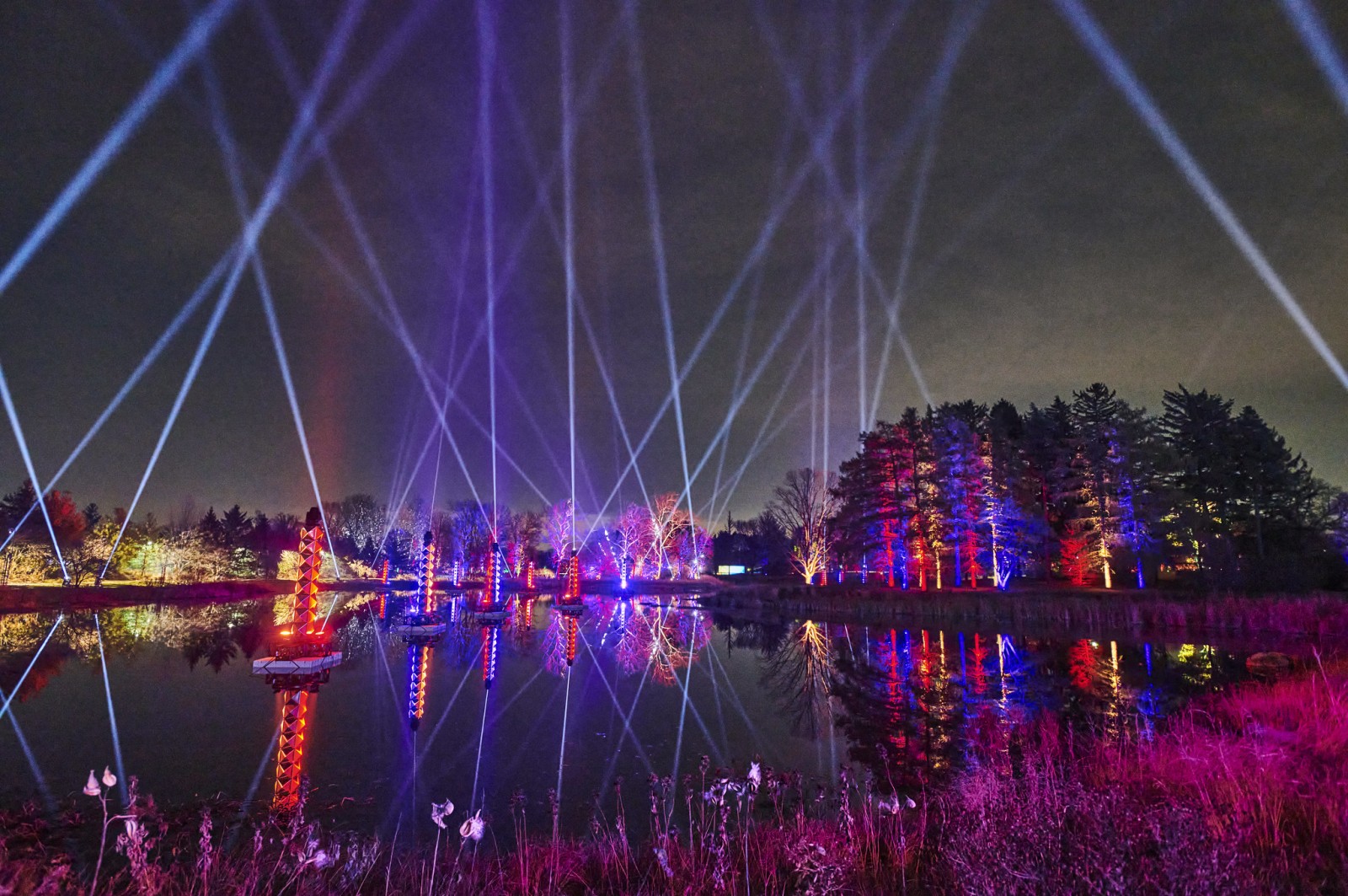 Lighting The Way:  ILC’s Pioneering Use Of Elation’s Proteus FixturesGallery Image ilc and proteus  morton arboretum 