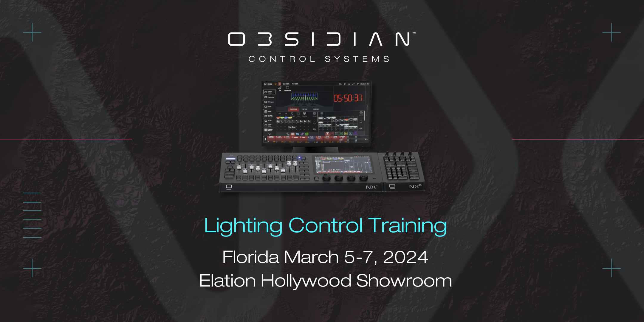  Obsidian Control In-Person Training; March 5-7 (Hollywood, FL)